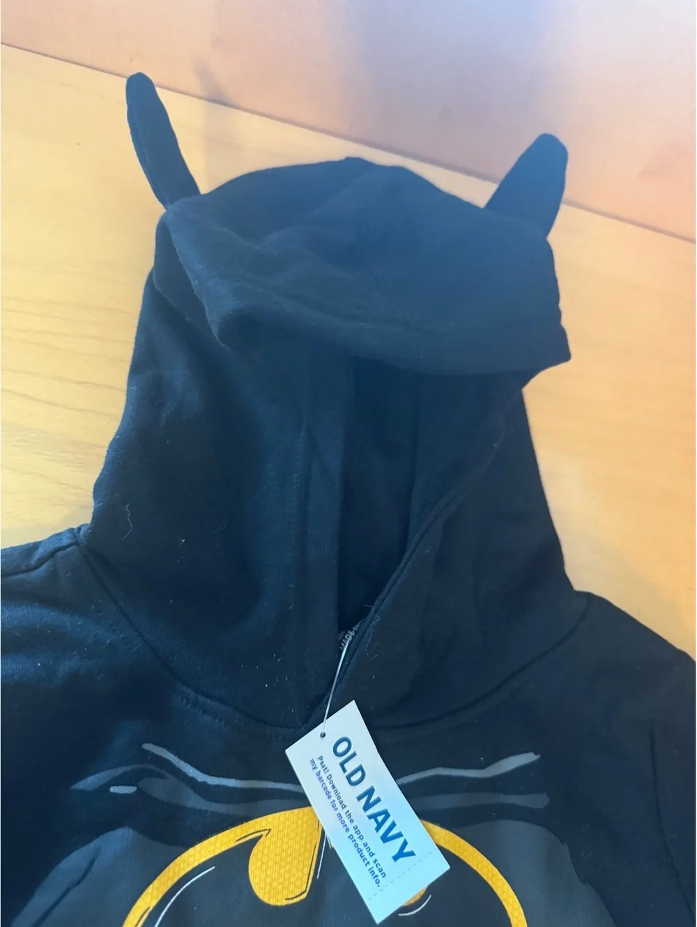 Old navy boys Batman hoodie costume like
